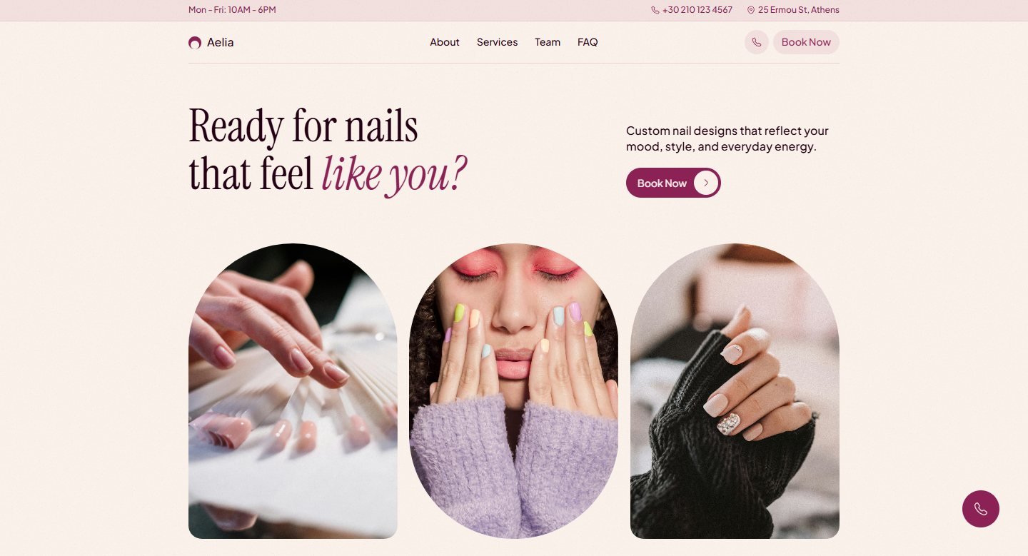 Aelia home page